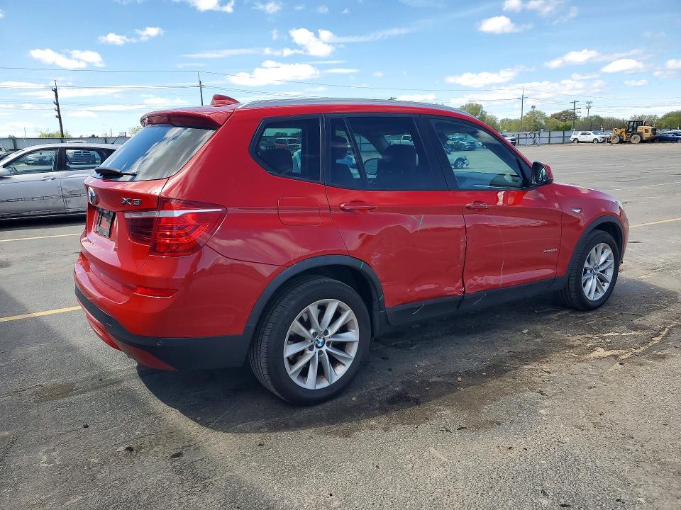 Продаж на аукціоні авто 2016 Bmw X3, vin: 5UXWX9C51G0D91379, номер лоту: 49911436