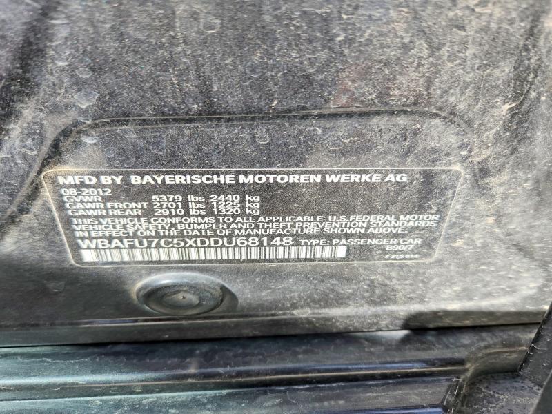 Aukcja sprzedaży 2013 Bmw 535, vin: WBAFU7C5XDDU68148, numer aukcji: 50650006