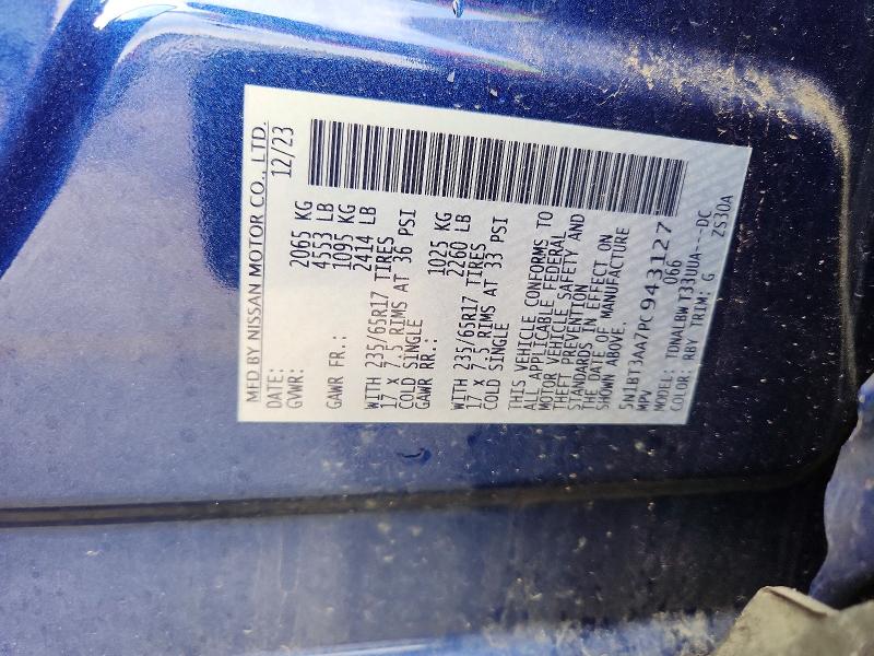 Продаж на аукціоні авто 2023 Nissan Rogue, vin: 5N1BT3AA7PC943127, номер лоту: 50532556