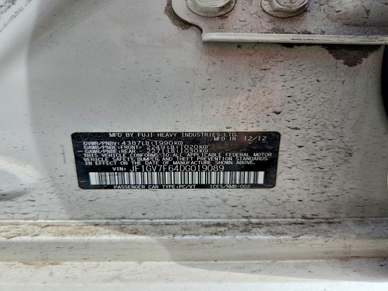 Продаж на аукціоні авто 2013 Subaru Impreza, vin: JF1GV7F64DG019089, номер лоту: 51077706