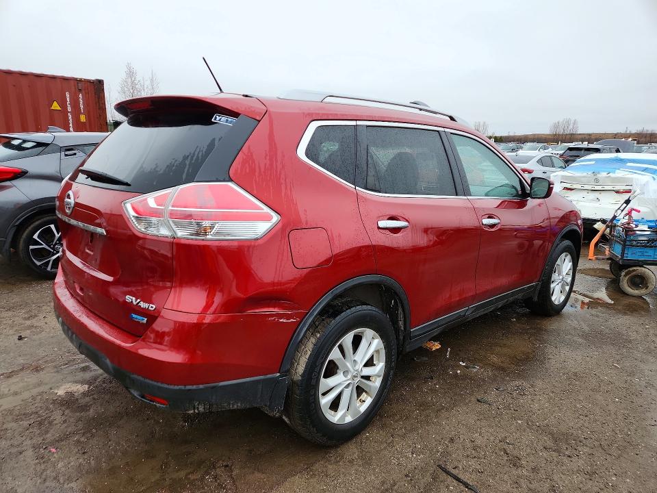 2015 Nissan Rogue მანქანა იყიდება აუქციონზე, vin: 5N1AT2MVXFC864280, აუქციონის ნომერი: 49679506
