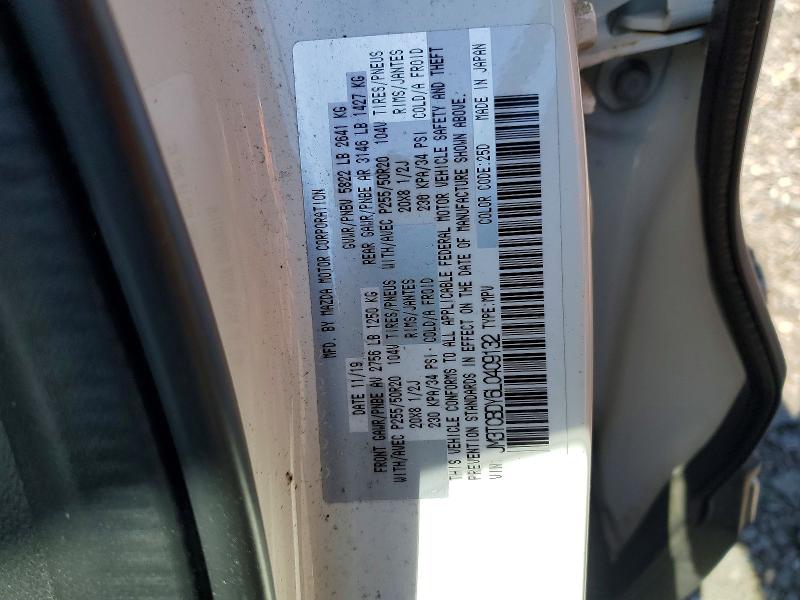 Aukcja sprzedaży 2020 Mazda Cx-9, vin: JM3TCBDY6L0409132, numer aukcji: 49620296