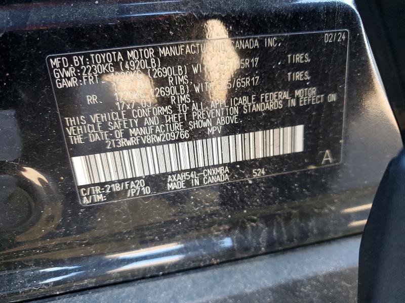 Продажа на аукционе авто 2024 Toyota Rav4 Hybrid, vin: 2T3RWRFV8RW209766, номер лота: 49960836