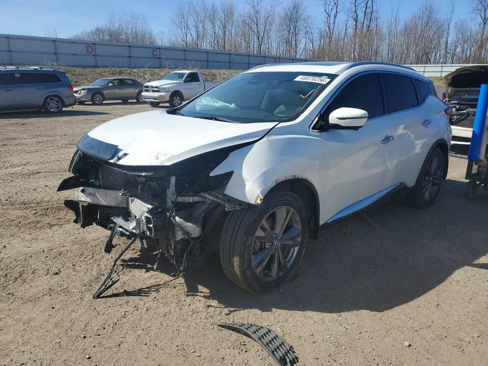 2020 Nissan Murano მანქანა იყიდება აუქციონზე, vin: 5N1AZ2DS5LN122096, აუქციონის ნომერი: 49376256