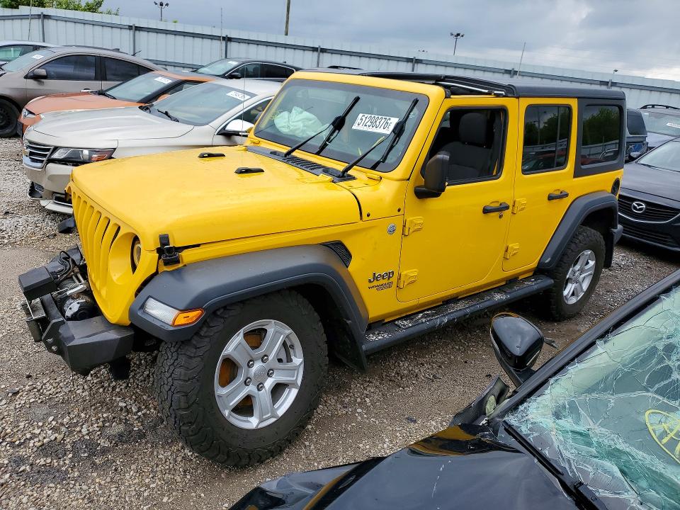 51298376 :رقم المزاد ، 1C4HJXDG4JW318170 vin ، 2018 Jeep Wrangler Unlimited مزاد بيع