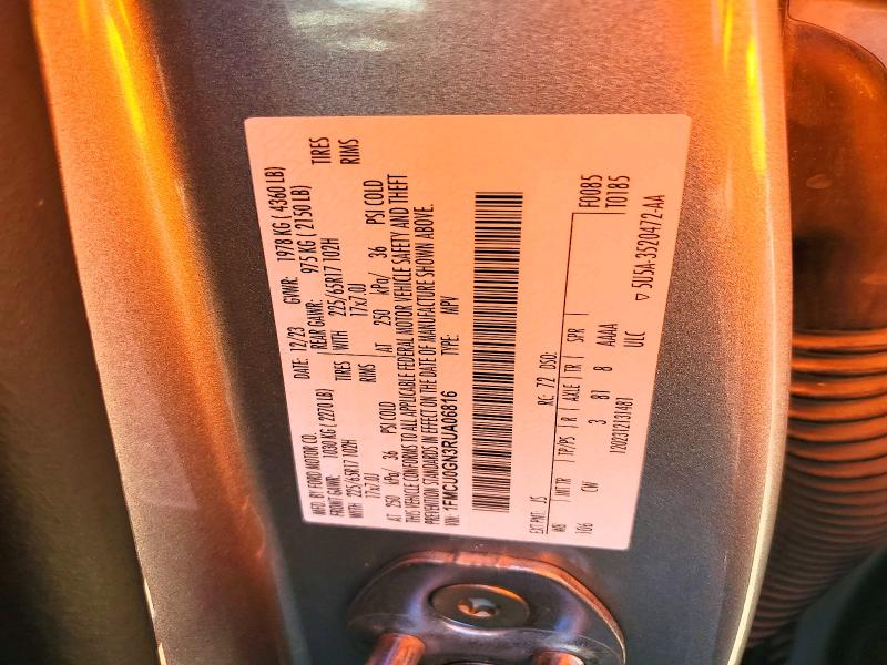 Aukcja sprzedaży 2024 Ford Escape, vin: 1FMCU0GN3RUA06816, numer aukcji: 49917126