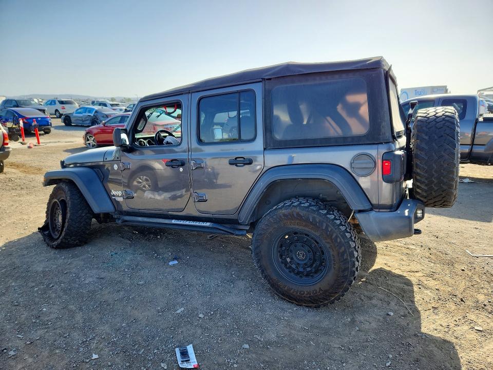 2018 Jeep Wrangler Unlimited მანქანა იყიდება აუქციონზე, vin: 1C4HJXDG9JW171814, აუქციონის ნომერი: 49864036