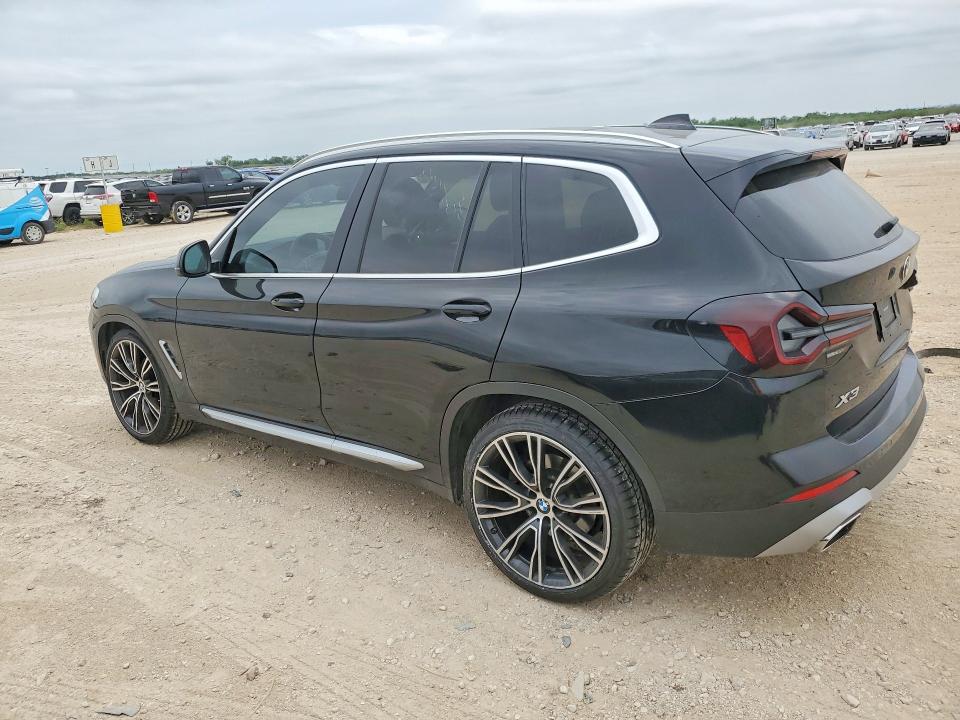 2022 Bmw X3 მანქანა იყიდება აუქციონზე, vin: 5UX43DP08N9L98145, აუქციონის ნომერი: 51332086