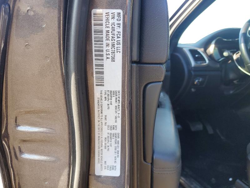 Aukcja sprzedaży 2021 Jeep Grand Cherokee, vin: 1C4RJFAG1MC787368, numer aukcji: 50397786