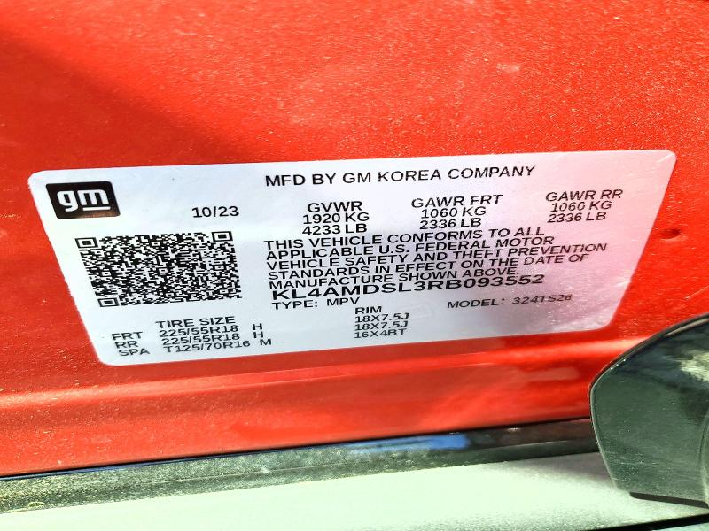 49259416 :رقم المزاد ، KL4AMDSL3RB093552 vin ، 2024 Buick Encore Gx مزاد بيع