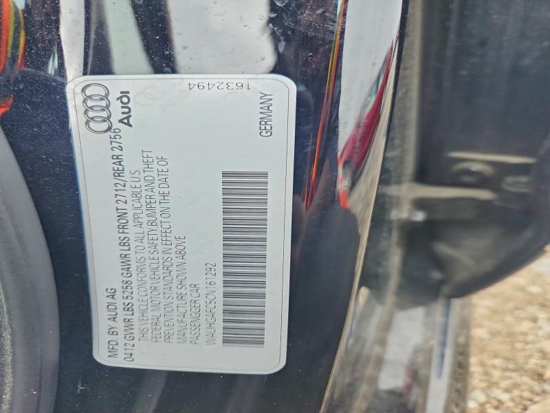 Aukcja sprzedaży 2012 Audi A6, vin: WAUHGAFC5CN161292, numer aukcji: 51553596