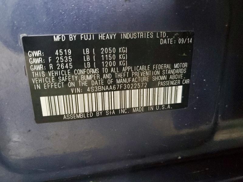 Продаж на аукціоні авто 2015 Subaru Legacy, vin: 4S3BNAA67F3022572, номер лоту: 51590826