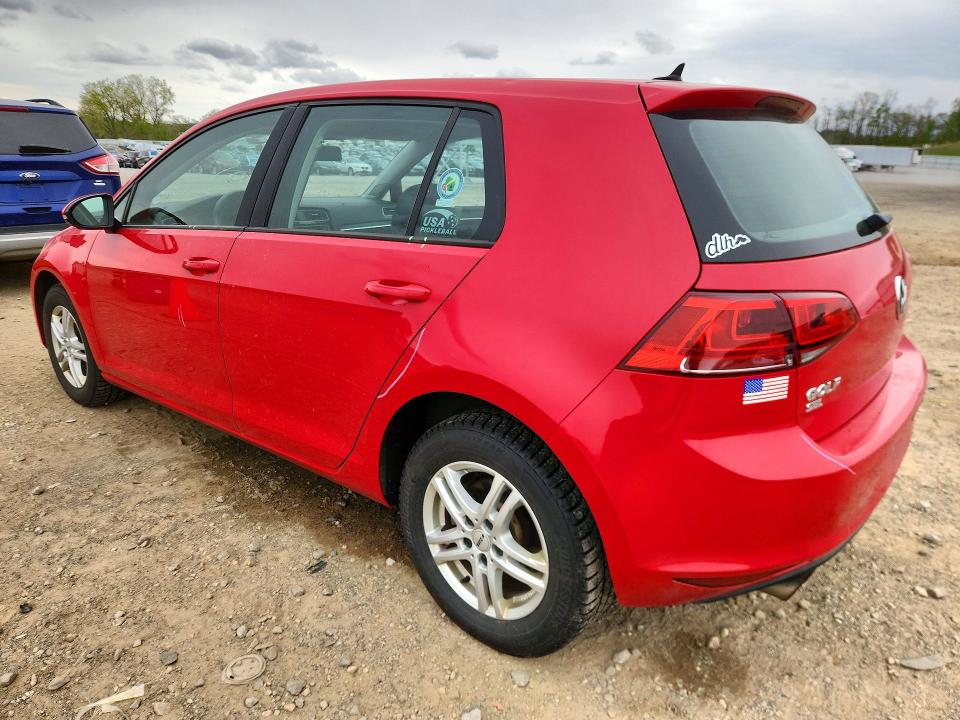 2017 Volkswagen Golf მანქანა იყიდება აუქციონზე, vin: 3VW217AU2HM067785, აუქციონის ნომერი: 51781946