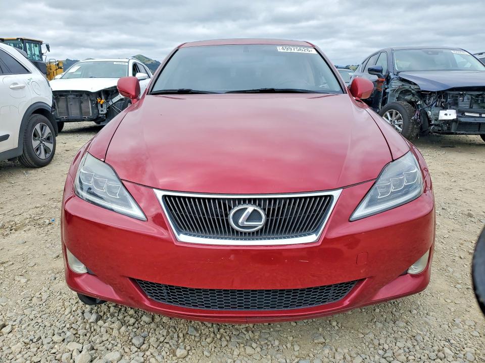 49975626 :رقم المزاد ، JTHBE262775016934 vin ، 2007 Lexus Is مزاد بيع