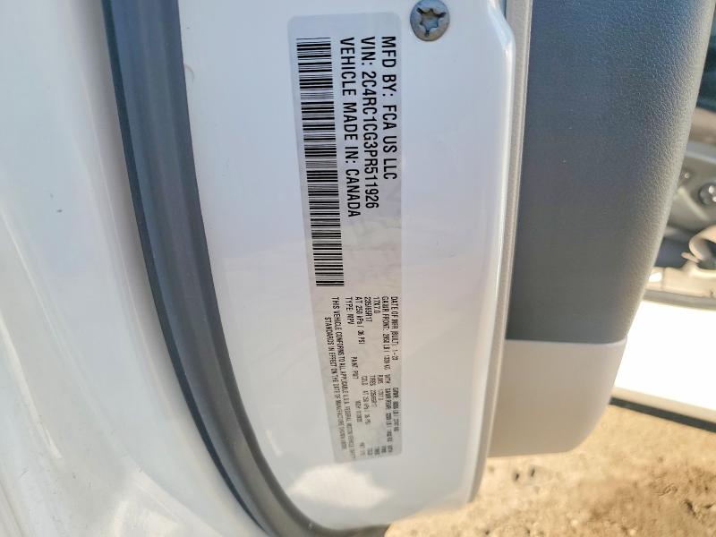 Продажа на аукционе авто 2023 Chrysler Voyager, vin: 2C4RC1CG3PR511926, номер лота: 49998606