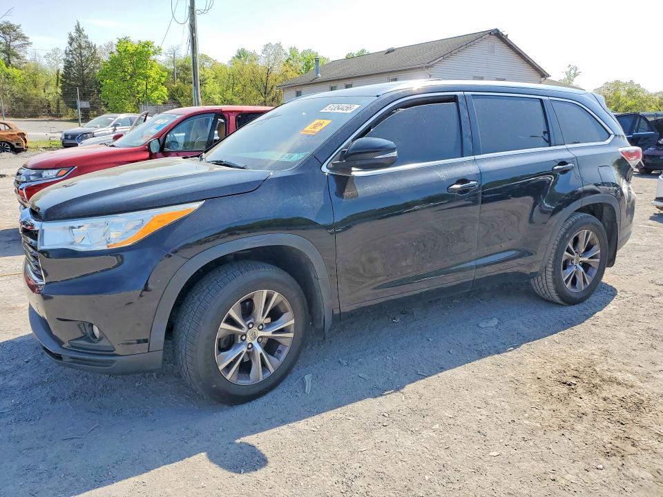 2014 Toyota Highlander მანქანა იყიდება აუქციონზე, vin: 5TDJKRFHXES056399, აუქციონის ნომერი: 51354456