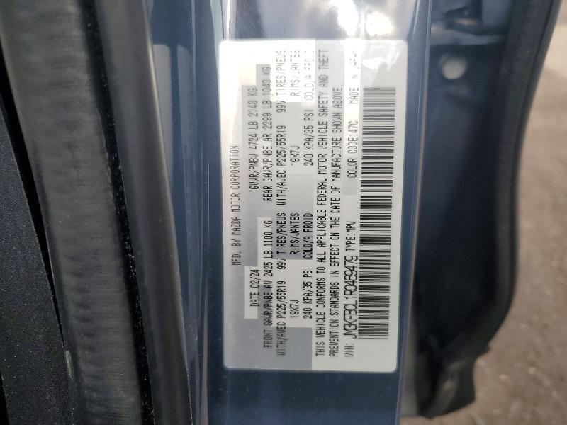 2024 Mazda Cx-5 მანქანა იყიდება აუქციონზე, vin: JM3KFBCL1R0469479, აუქციონის ნომერი: 49158226