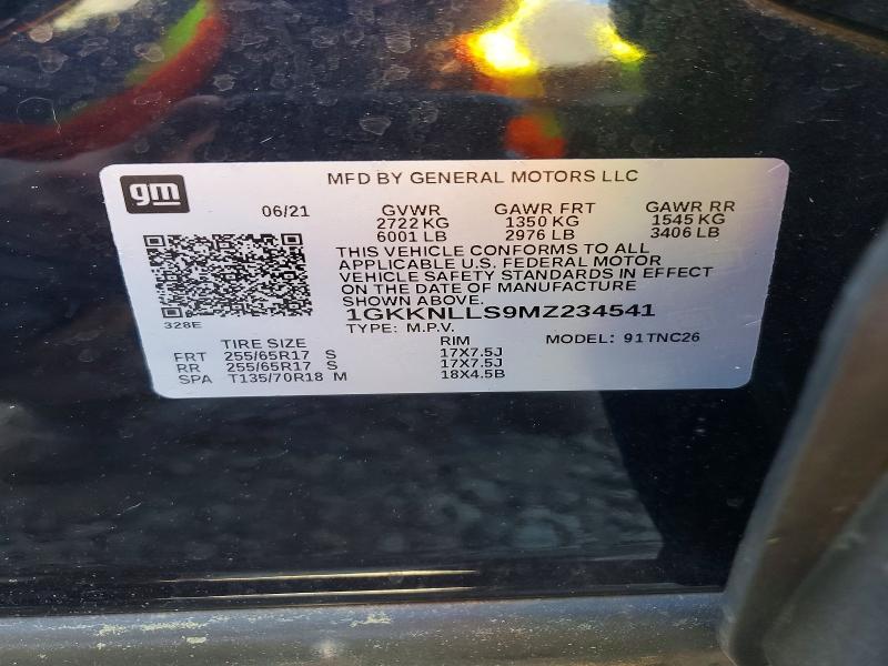 Продаж на аукціоні авто 2021 Gmc Acadia, vin: 1GKKNLLS9MZ234541, номер лоту: 51264096