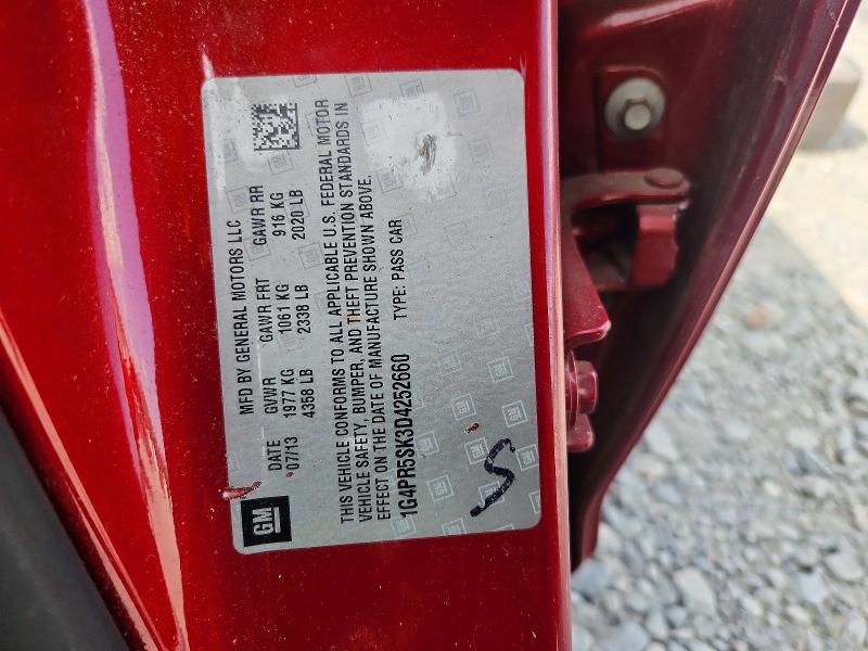 Продажа на аукционе авто 2013 Buick Verano, vin: 1G4PR5SK3D4252660, номер лота: 48485336