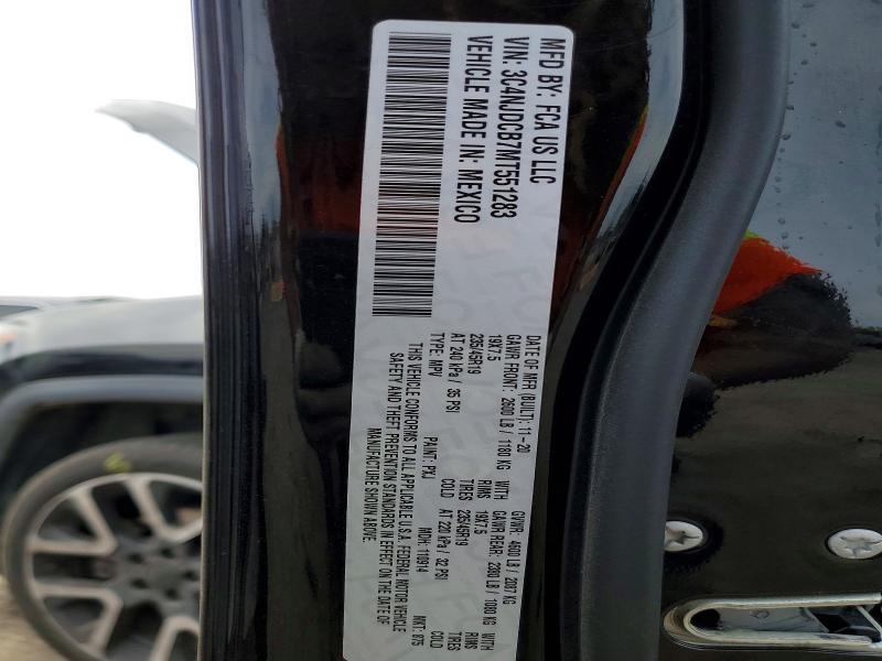 2021 Jeep Compass მანქანა იყიდება აუქციონზე, vin: 3C4NJDCB7MT551283, აუქციონის ნომერი: 49705266