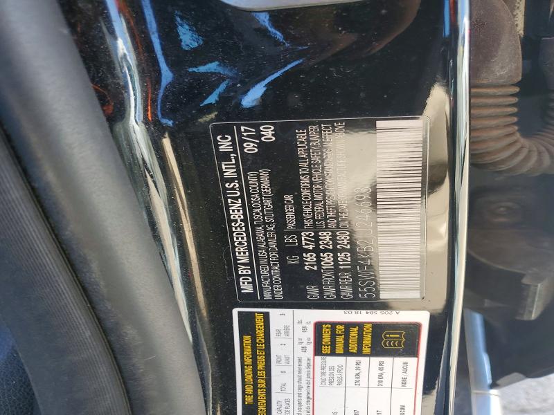 Продажа на аукционе авто 2018 Mercedes-benz C, vin: 55SWF4KB2JU246693, номер лота: 51540546
