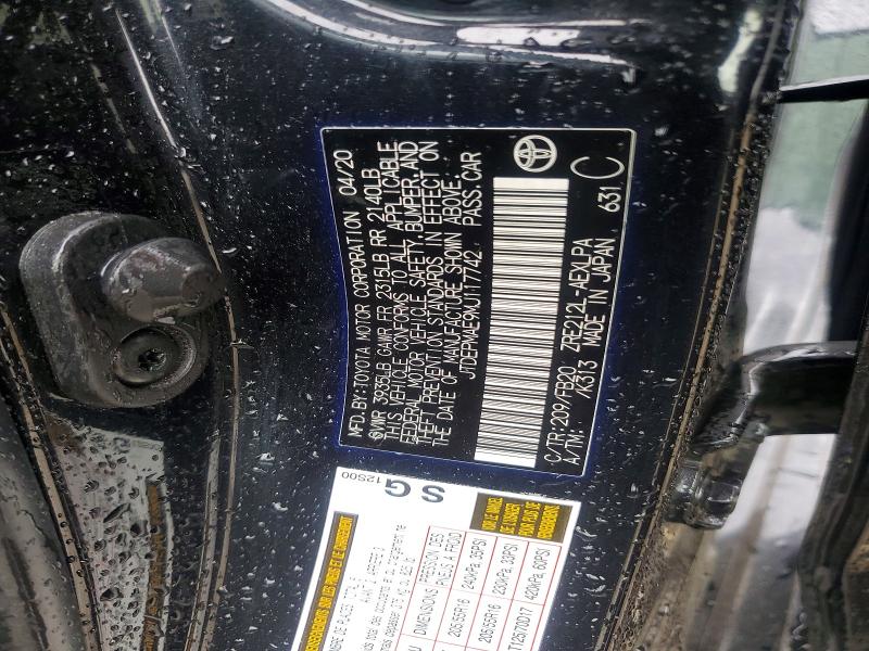 Aukcja sprzedaży 2021 Toyota Corolla, vin: JTDEPMAE9MJ117742, numer aukcji: 49656086