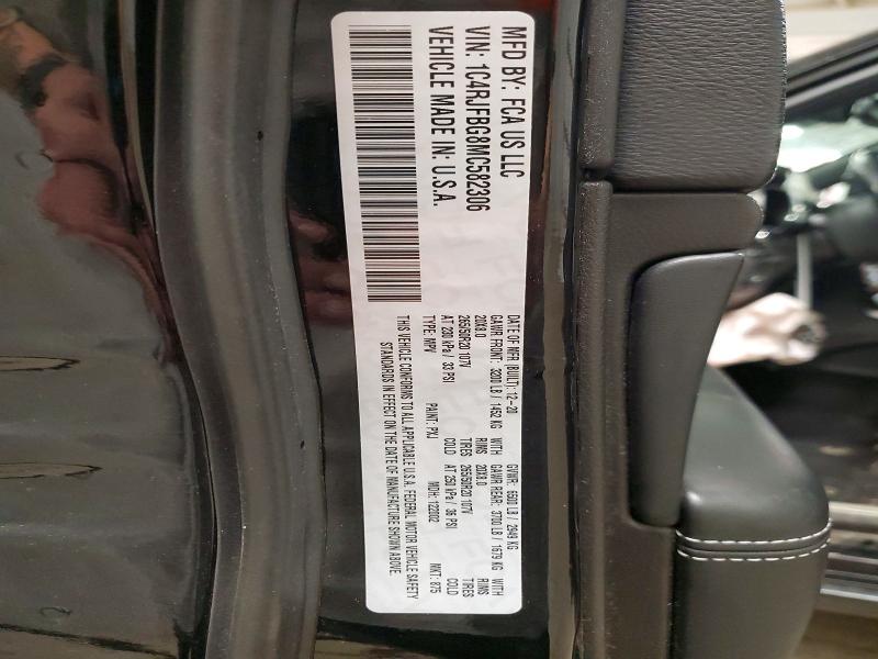 Aukcja sprzedaży 2021 Jeep Grand Cherokee, vin: 1C4RJFBG8MC582306, numer aukcji: 49882456