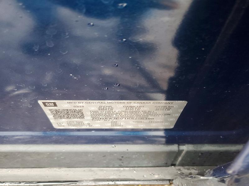 2019 Chevrolet Equinox მანქანა იყიდება აუქციონზე, vin: 2GNAXJEV1K6256398, აუქციონის ნომერი: 50051726