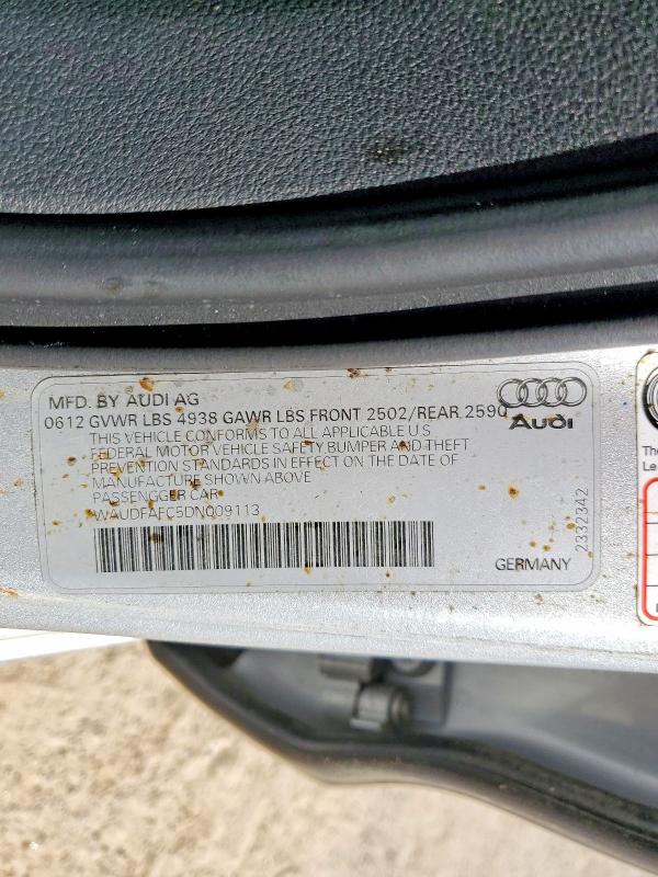 Aukcja sprzedaży 2013 Audi A6, vin: WAUDFAFC5DN009113, numer aukcji: 49909216