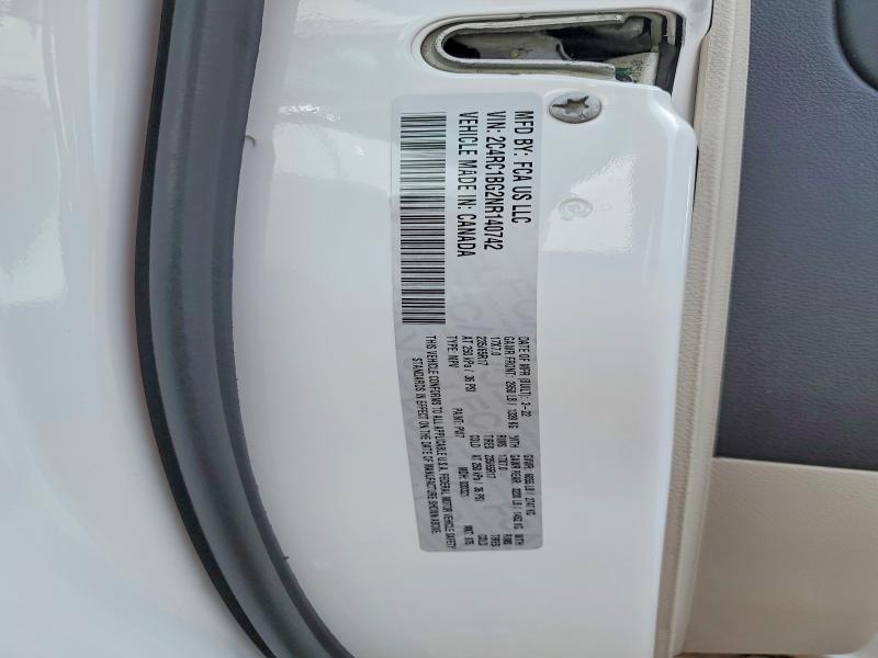 Продажа на аукционе авто 2022 Chrysler Pacifica, vin: 2C4RC1BG2NR140742, номер лота: 50967966