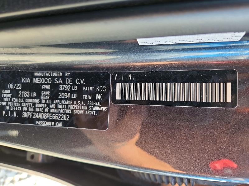 Продажа на аукционе авто 2023 Kia Forte, vin: 3KPF24AD8PE662262, номер лота: 51126106