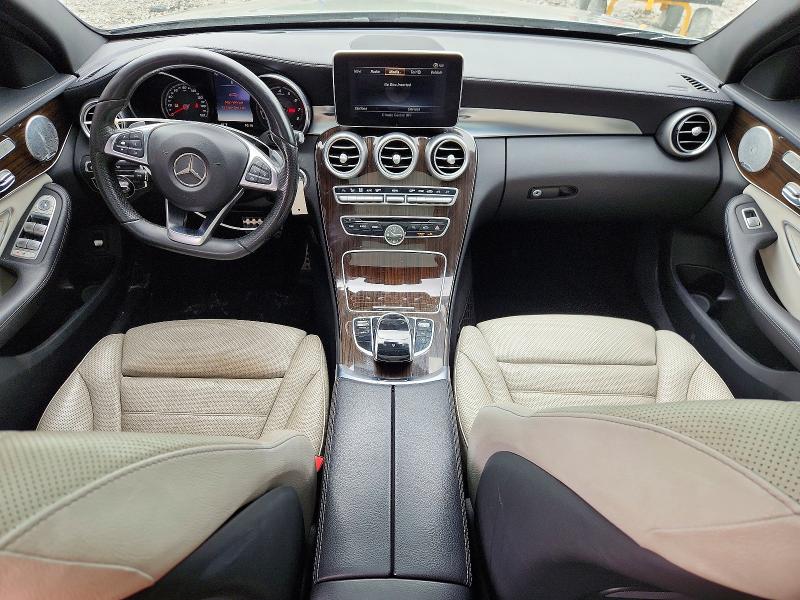 51486736 :رقم المزاد ، 55SWF6GB2FU041211 vin ، 2015 Mercedes-benz C مزاد بيع