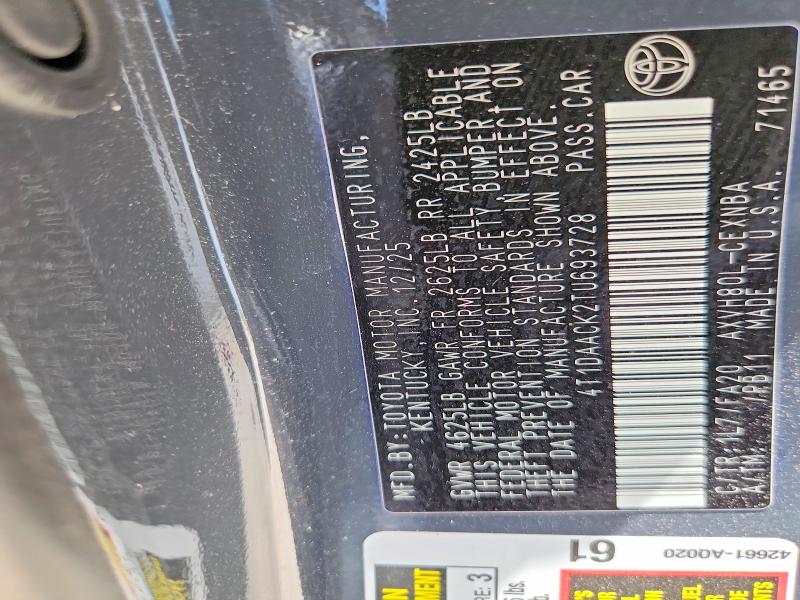 Продаж на аукціоні авто 2026 Toyota Camry, vin: 4T1DAACK2TU693728, номер лоту: 51968736