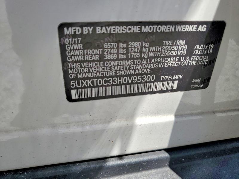 Продажа на аукционе авто 2017 Bmw X5, vin: 5UXKT0C33H0V95300, номер лота: 50396956