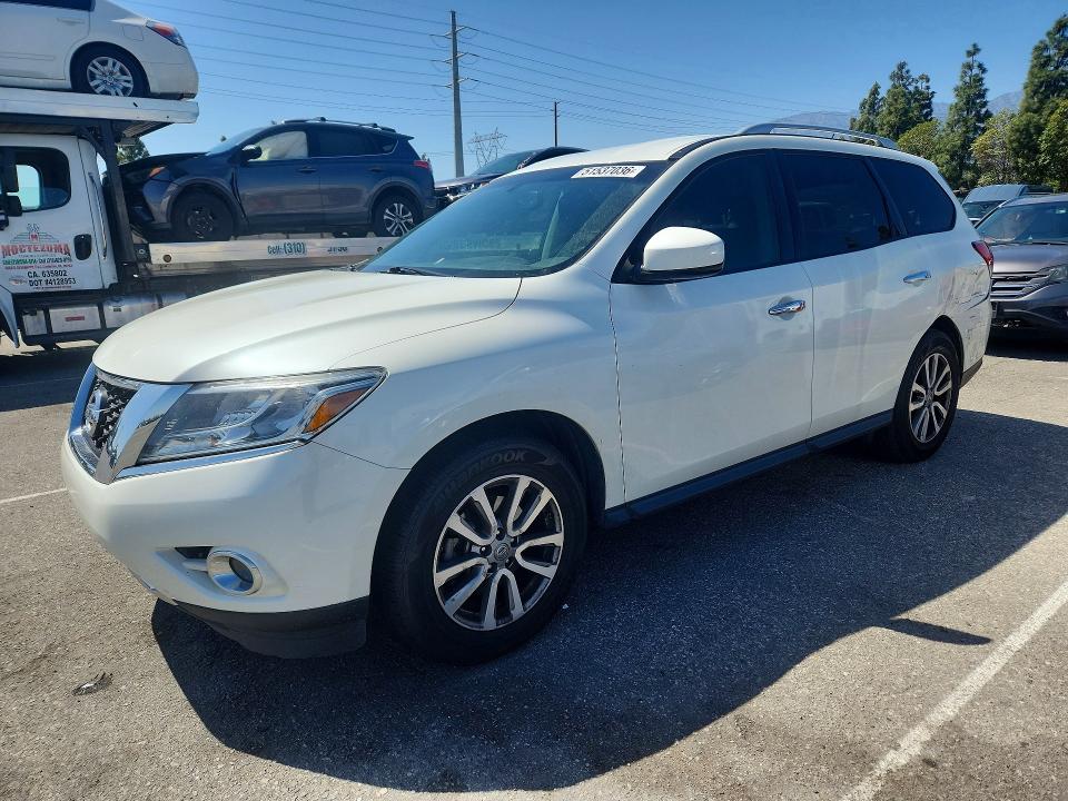 2015 Nissan Pathfinder მანქანა იყიდება აუქციონზე, vin: 5N1AR2MN6FC694708, აუქციონის ნომერი: 51537036