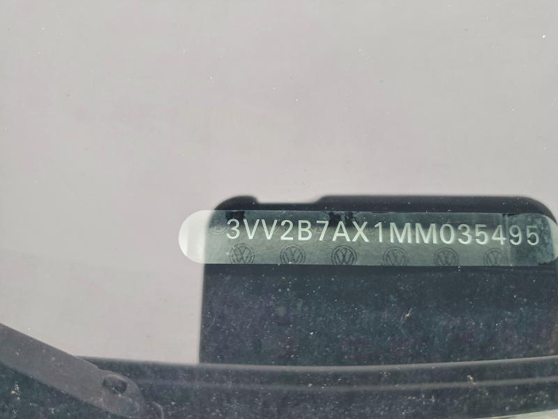 47831636 :رقم المزاد ، 3VV2B7AX1MM035495 vin ، 2021 Volkswagen Tiguan مزاد بيع