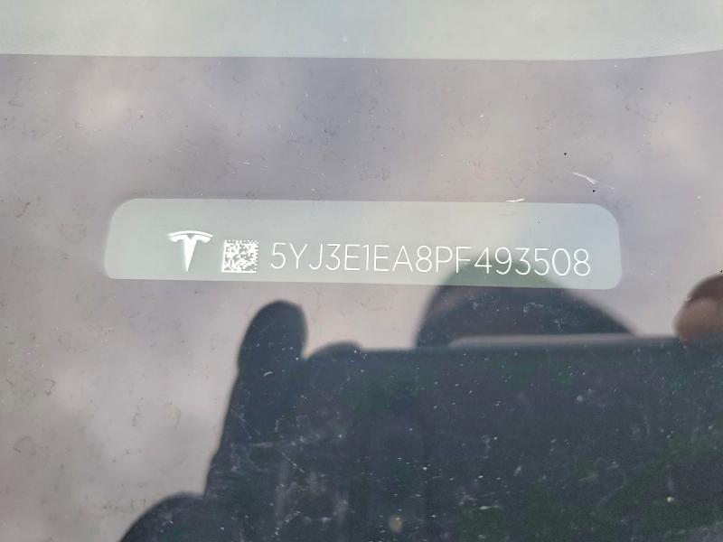 Продаж на аукціоні авто 2023 Tesla Model 3, vin: 5YJ3E1EA8PF493508, номер лоту: 49708176
