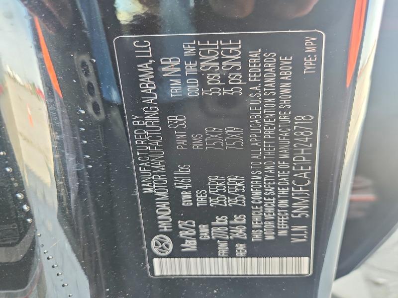 Aukcja sprzedaży 2023 Hyundai Tucson, vin: 5NMJFCAE1PH248718, numer aukcji: 48448206