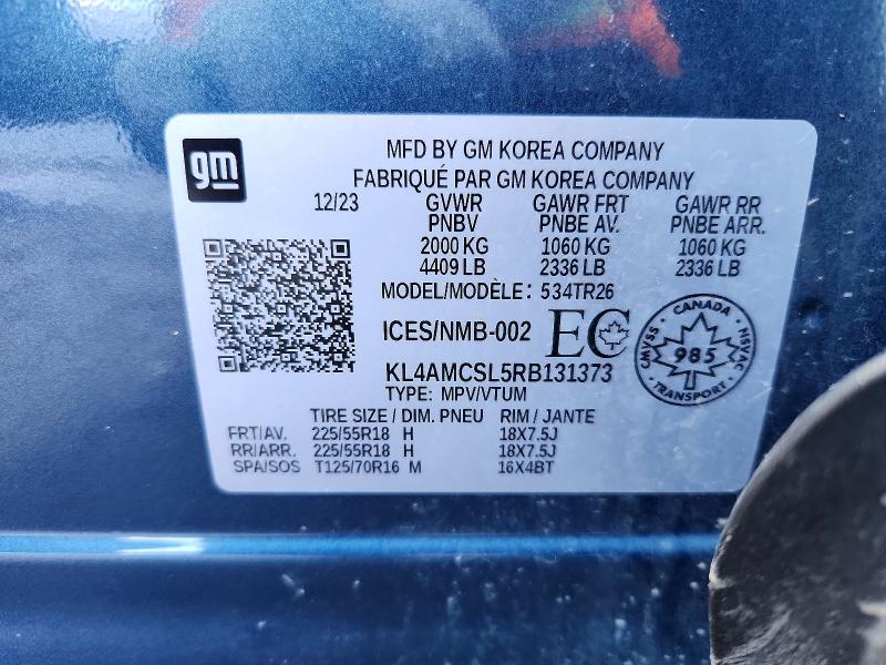 Aukcja sprzedaży 2024 Buick Encore Gx, vin: KL4AMCSL5RB131373, numer aukcji: 50391406