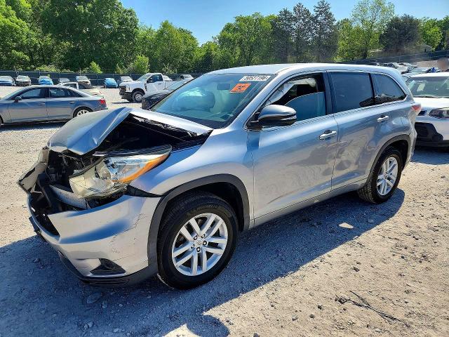 2014 Toyota Highlander მანქანა იყიდება აუქციონზე, vin: 5TDZARFH7ES008283, აუქციონის ნომერი: 50527196