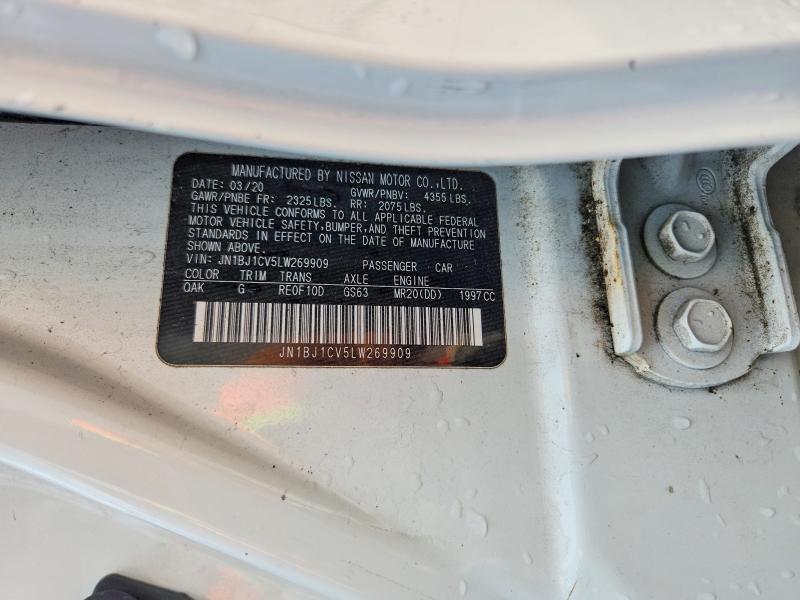 Продажа на аукционе авто 2020 Nissan Rogue Sport, vin: JN1BJ1CV5LW269909, номер лота: 51655856