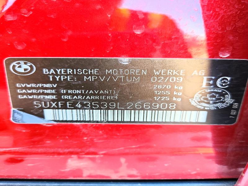 2009 Bmw X5 მანქანა იყიდება აუქციონზე, vin: 5UXFE43539L266908, აუქციონის ნომერი: 51650336