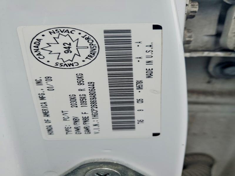 48616706 :رقم المزاد ، 1HGCP26869A806449 vin ، 2009 Honda Accord مزاد بيع