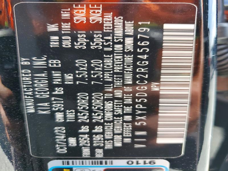 Продаж на аукціоні авто 2024 Kia Telluride, vin: 5XYP5DGC2RG456791, номер лоту: 49691696