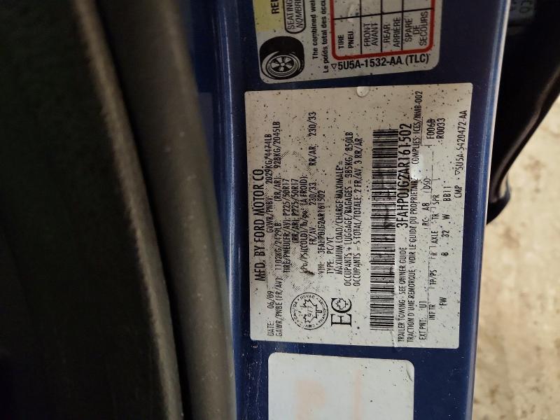 Aukcja sprzedaży 2010 Ford Fusion, vin: 3FAHP0JG2AR161502, numer aukcji: 48427026