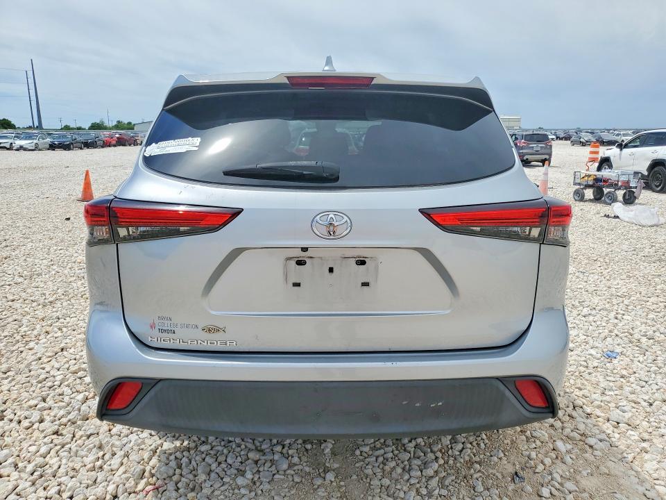 48983526 :رقم المزاد ، 5TDCZRAH5LS504427 vin ، 2020 Toyota Highlander مزاد بيع
