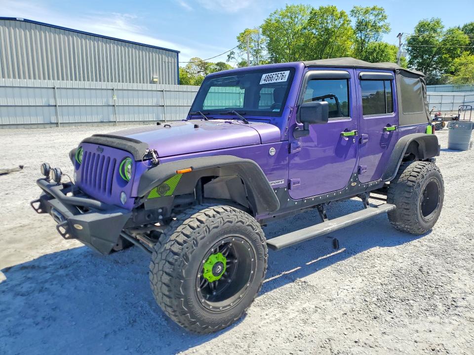 48667576 :رقم المزاد ، 1C4BJWDG7HL728912 vin ، 2017 Jeep Wrangler Unlimited مزاد بيع