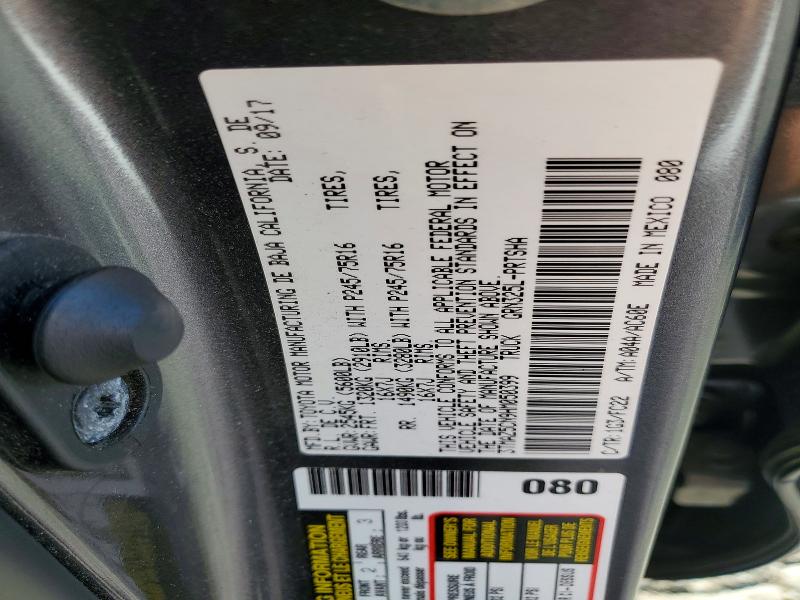 Продаж на аукціоні авто 2017 Toyota Tacoma, vin: 3TMAZ5CN9HM050399, номер лоту: 50513766