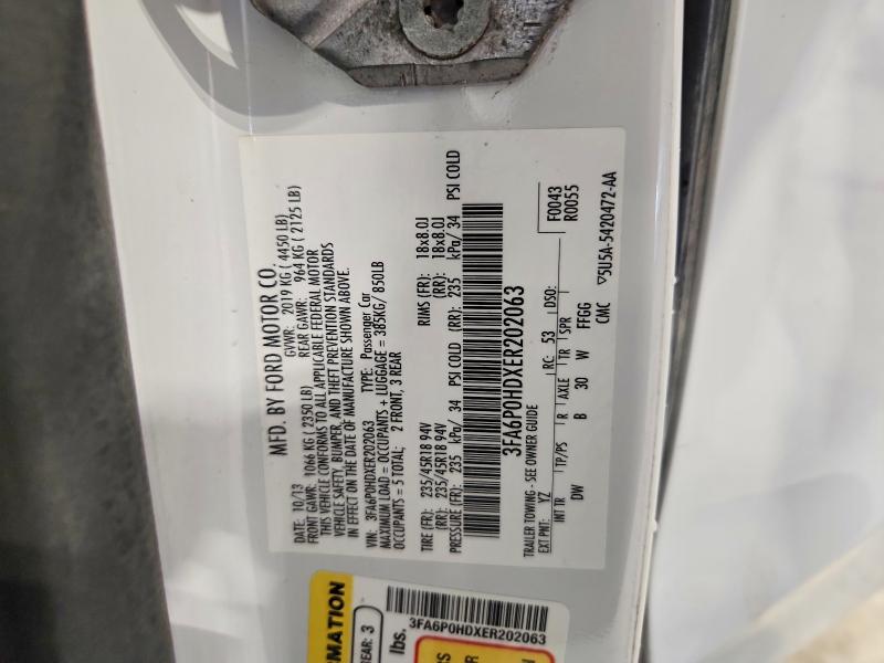 Продажа на аукционе авто 2014 Ford Fusion, vin: 3FA6P0HDXER202063, номер лота: 48499496
