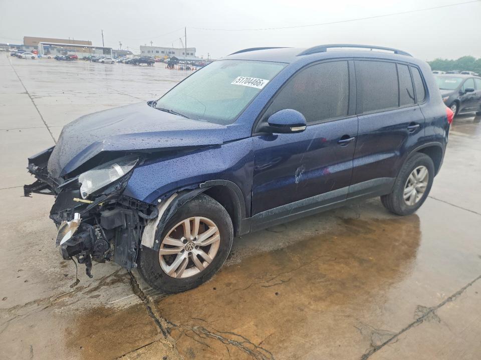 Auction sale of the 2016 Volkswagen Tiguan, vin: WVGAV7AX1GW612981, lot number: 51704466